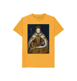 Mustard Queen Elizabeth I kids t-shirt