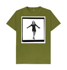Moss Green Geri Halliwell Unisex Crew Neck T-shirt