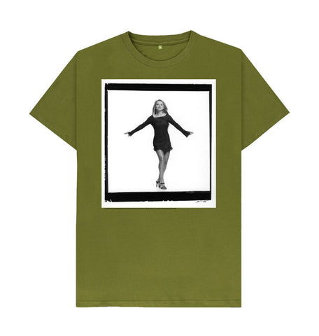 Moss Green Geri Halliwell Unisex Crew Neck T-shirt