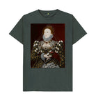 Dark Grey Queen Elizabeth I NPG 190 Unisex T-Shirt