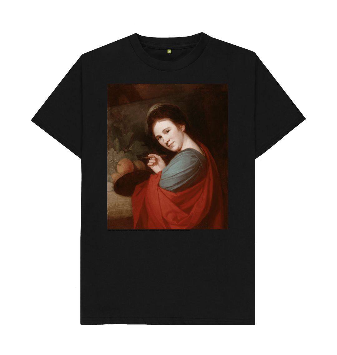 Black mary moser unisex crew neck t shirt