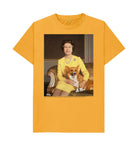Mustard Queen Elizabeth II Unisex T-Shirt