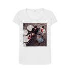 White The Who Women's Scoop Neck T-shirt