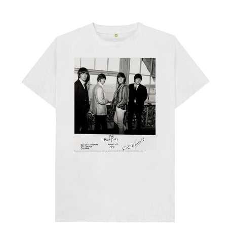 White The Beatles Unisex T-shirt
