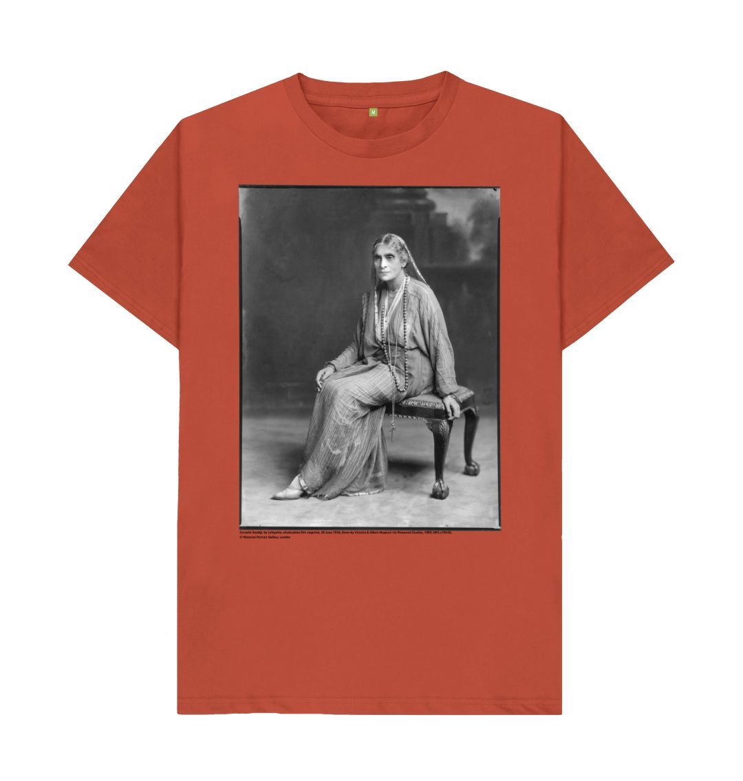 Rust cornelia sorabji unisex crew neck t shirt