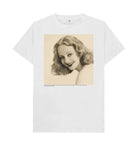 White Tallulah Bankhead Unisex T-Shirt
