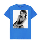Bright Blue Saffron Burrows Unisex T-Shirt