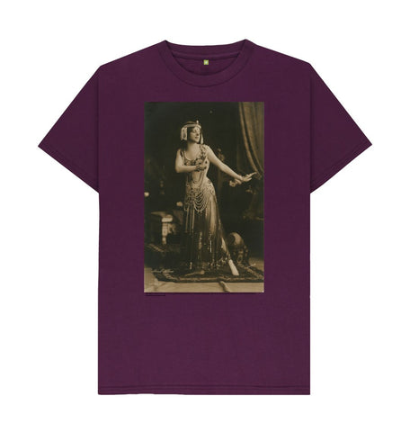 Purple Maud Allan Unisex t-shirt