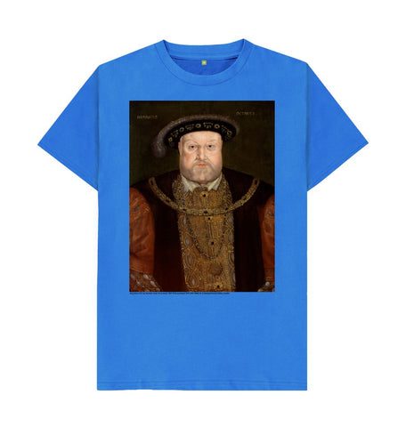 Bright Blue King Henry VIII  Unisex T-Shirt