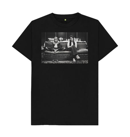 Black Linda McCartney and Paul McCartney Unisex T-shirt