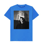 Bright Blue Zaha Hadid, 1991 unisex t-shirt