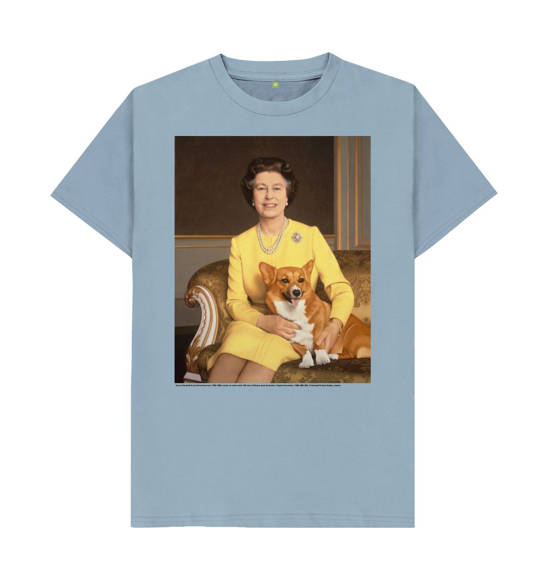 Stone blue queen elizabeth ii unisex t shirt