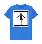 Bright Blue Geri Halliwell Unisex Crew Neck T-shirt