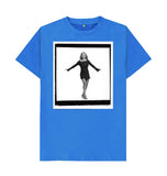 Bright Blue Geri Halliwell Unisex Crew Neck T-shirt