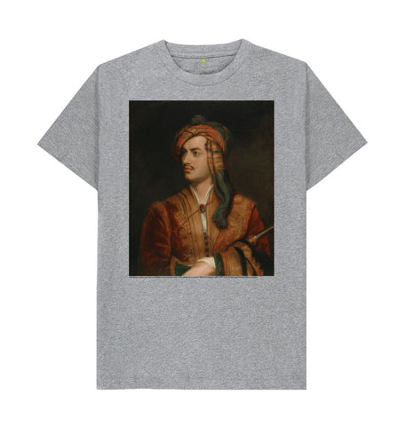 Athletic Grey Lord Byron, 1835 Unisex T-shirt