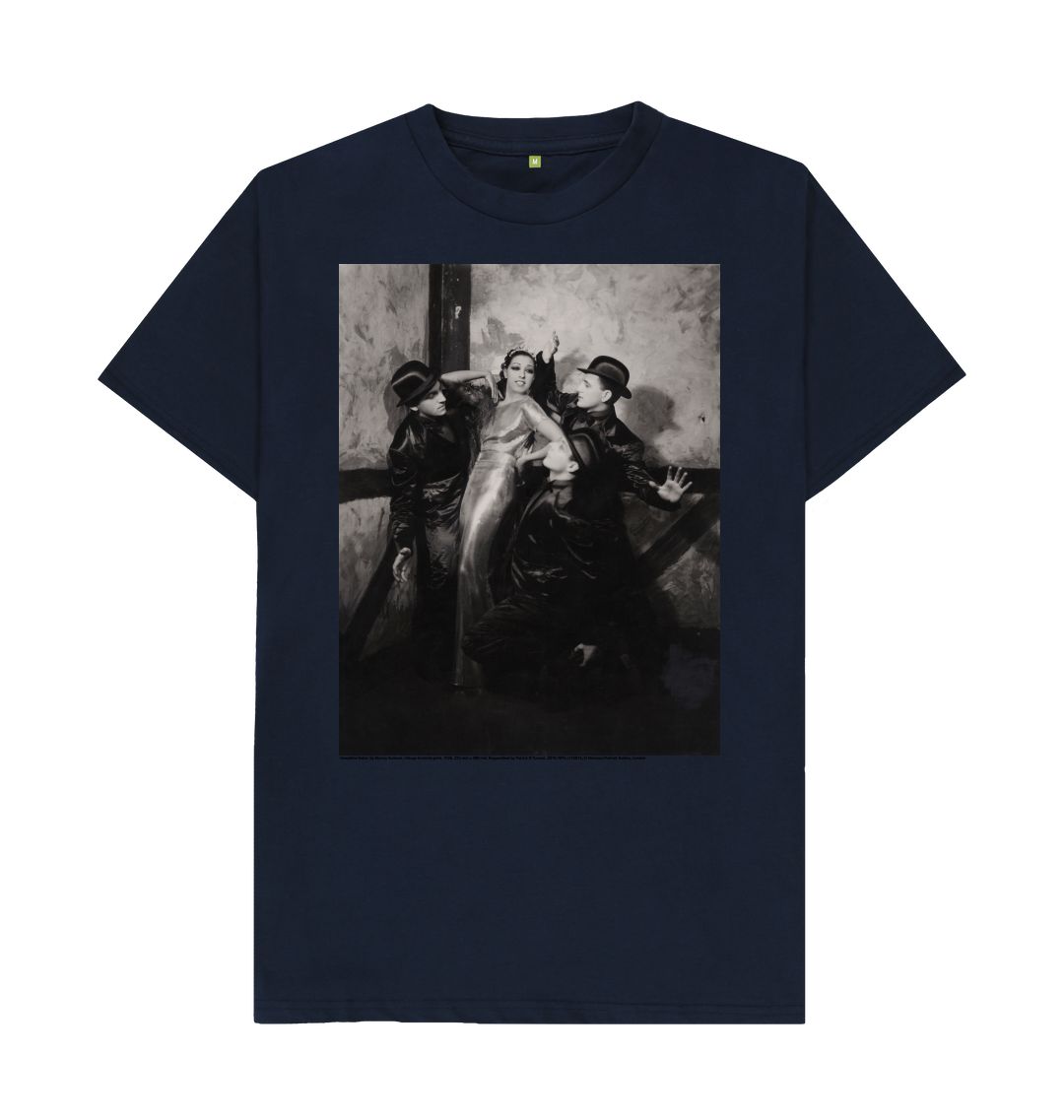 Navy blue josephine baker unisex t shirt