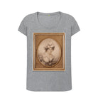 Athletic Grey Sarah Biffin Women's Scoop Neck T-shirt