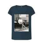 Denim Blue Dame Barbara Windsor Women's Scoop Neck T-shirt