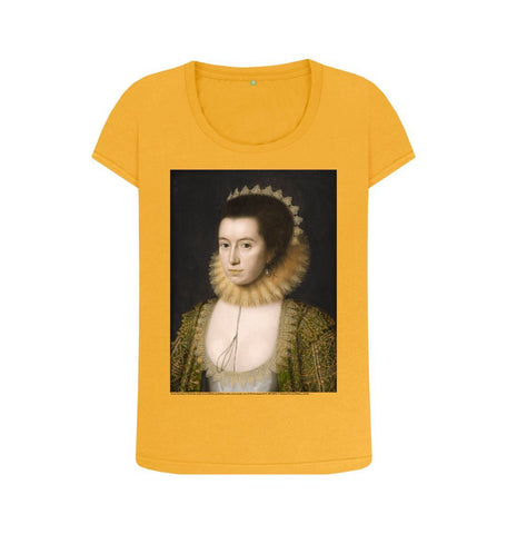 Mustard Anne, Countess of Pembroke Women's Scoop Neck T-shirt