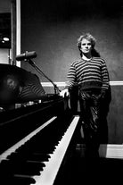 Black and white photograph of the musician Sting by Michael Ward, 1982.