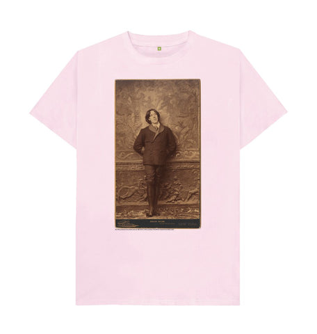 Pink Oscar Wilde Unisex t-shirt