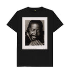 Black Barry White Unisex Crew Neck T-shirt