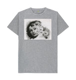 Athletic Grey Greta Garbo Unisex t-shirt