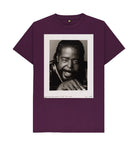 Purple Barry White Unisex Crew Neck T-shirt