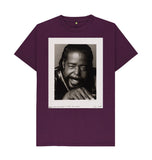 Purple Barry White Unisex Crew Neck T-shirt