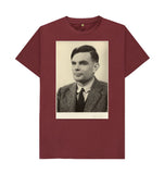 Red Wine Alan Turing Unisex t-shirt