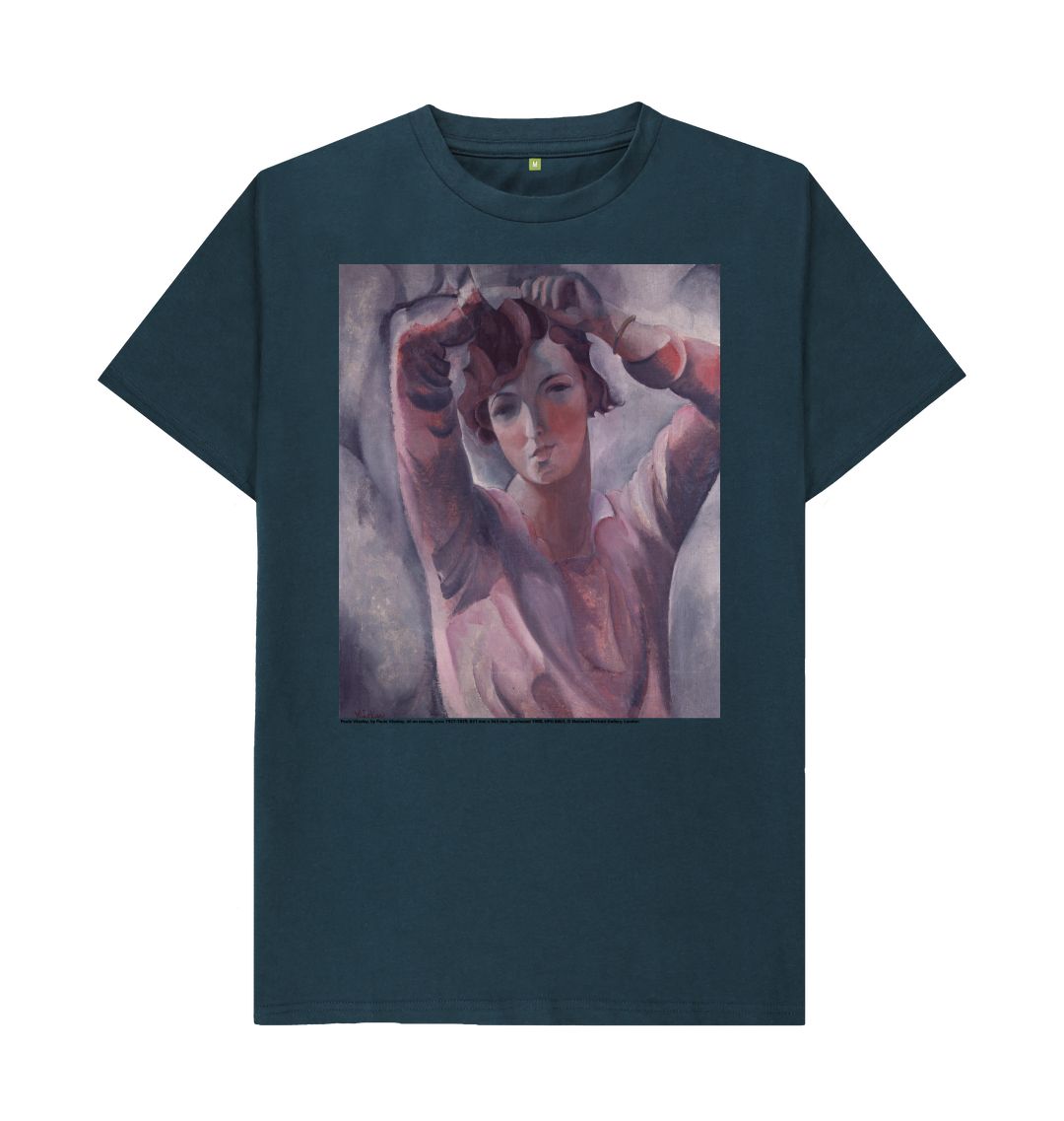 Denim blue paule vezelay unisex t shirt