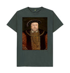 Dark Grey King Henry VIII  Unisex T-Shirt