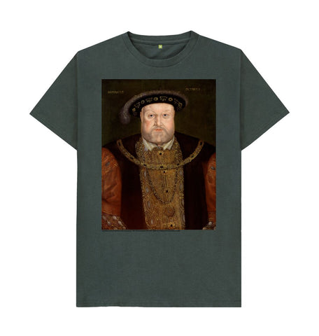 Dark Grey King Henry VIII  Unisex T-Shirt