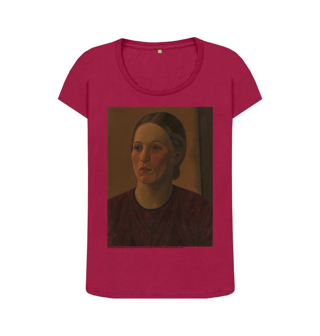 Cherry helen brook women's scoop neck t shirt