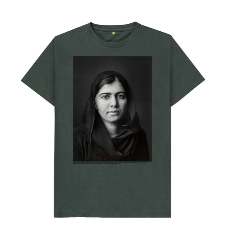 Dark Grey Malala Yousafzai Unisex T-Shirt