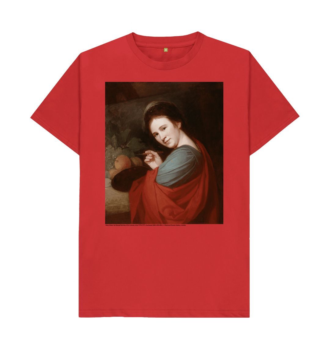 Red mary moser unisex crew neck t shirt