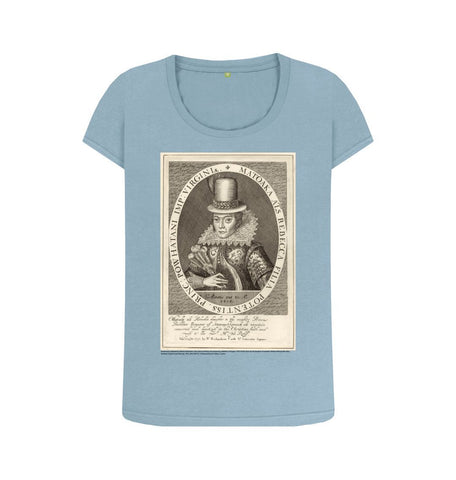 Stone Blue Pocahontas Women's Scoop Neck T-shirt