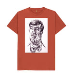 Rust Stephen Fry Unisex t-shirt