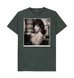 Dark Grey Joan Collins Unisex T-Shirt