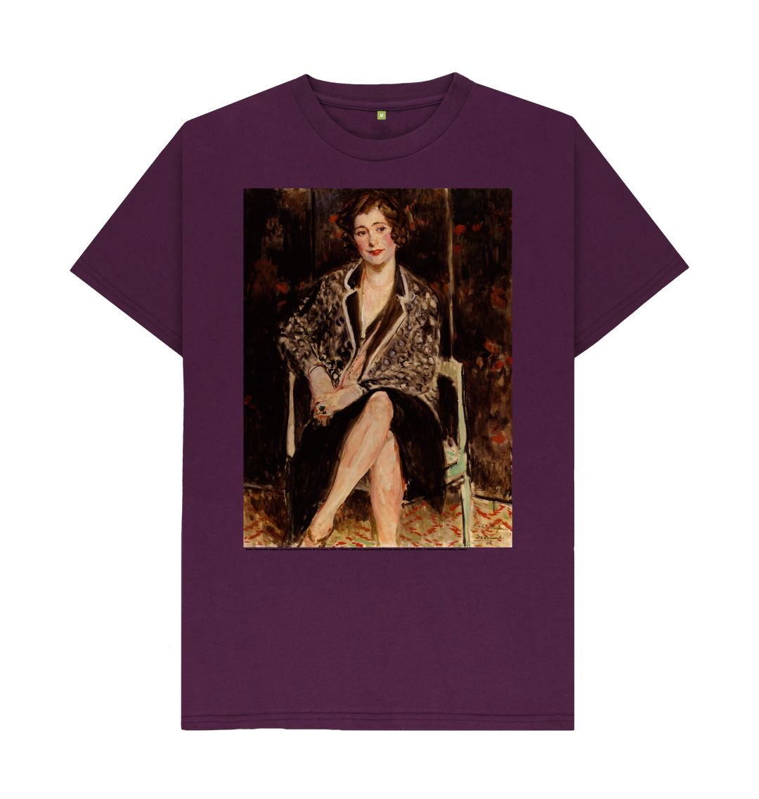 Purple violet trefusis unisex t shirt