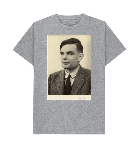 Athletic Grey Alan Turing Unisex t-shirt