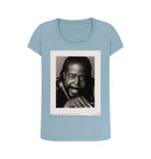 Stone Blue Barry White Women's Scoop Neck T-shirt