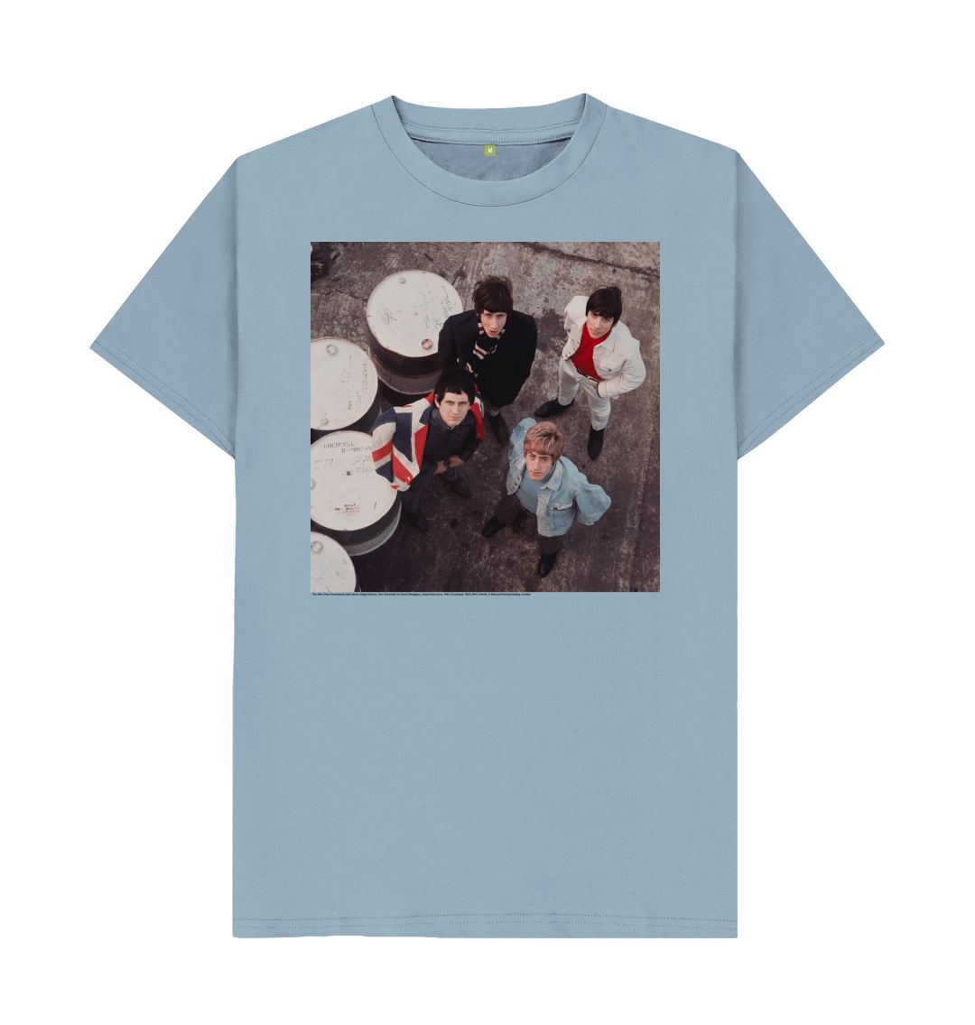 Stone blue the who unisex crew neck t shirt