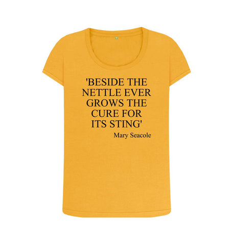 Mustard Mary Seacole Women's scoop neck quote t-shirt