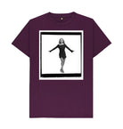 Purple Geri Halliwell Unisex Crew Neck T-shirt