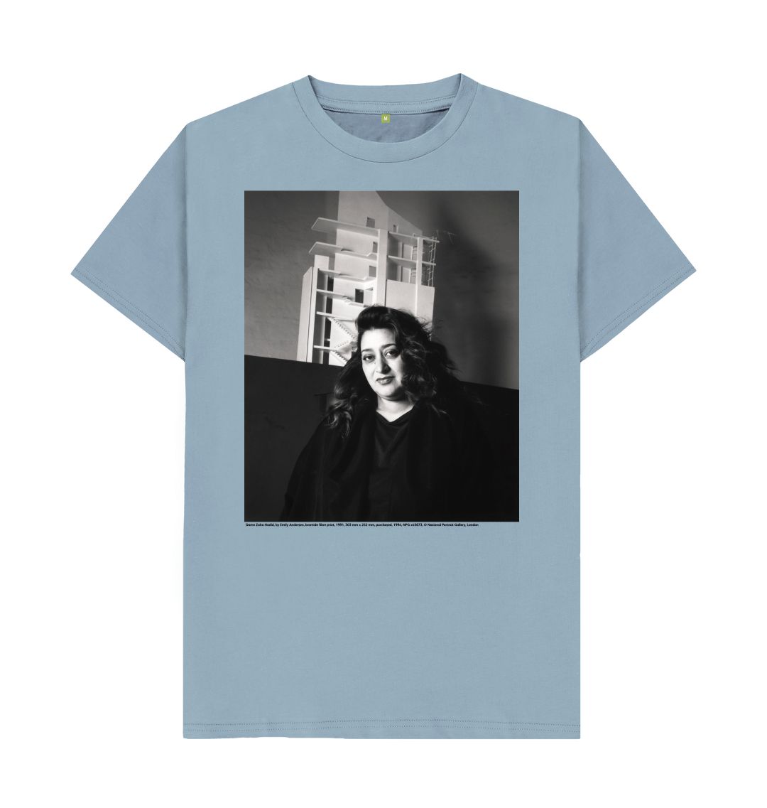 Stone blue zaha hadid, 1991 unisex t shirt