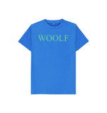 Bright Blue Kids WOOLF t-shirt