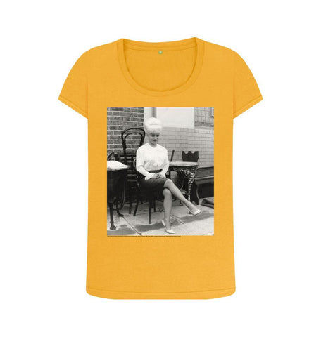Mustard Dame Barbara Windsor Women's Scoop Neck T-shirt