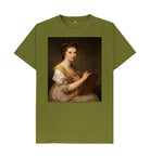 Moss Green Angelica Kauffmann Unisex Crew Neck T-shirt