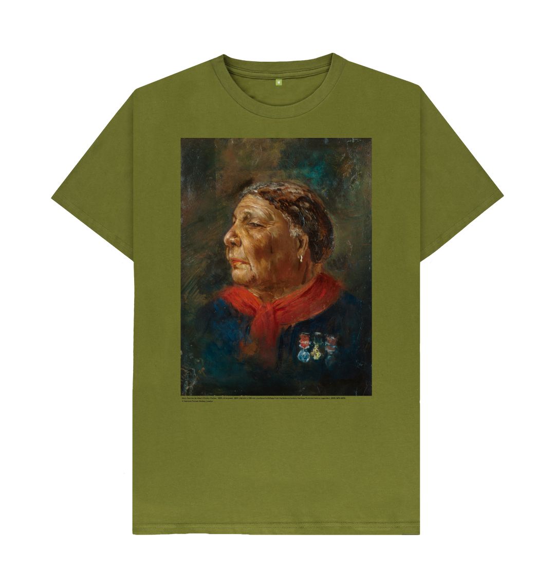 Moss green mary seacole unisex t shirt